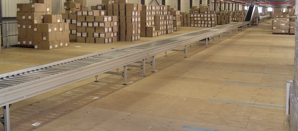 Aluminium Live Roller Conveyor